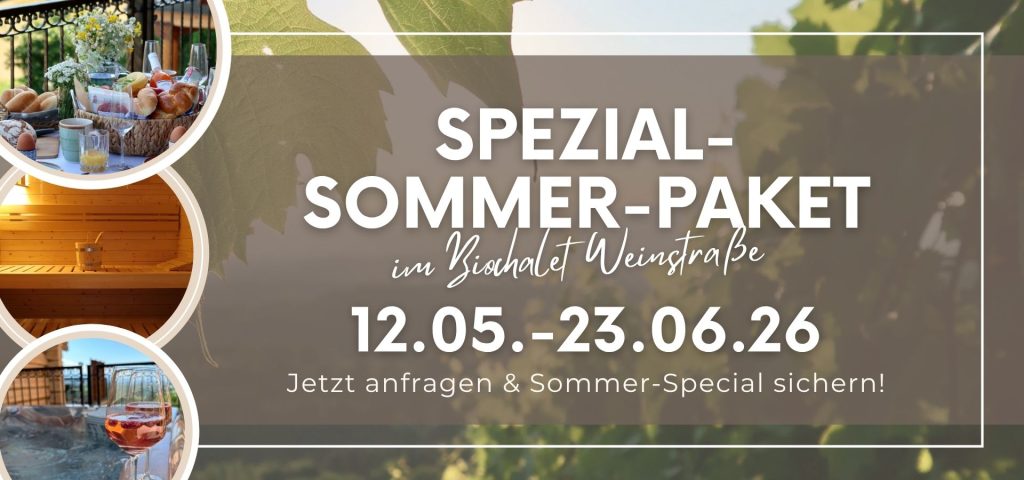 Sommer-Paket Biochalet